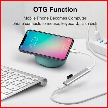 USB C USB-c Type-C HUB adapter Connector 4 ports to USB 3.0 OTG