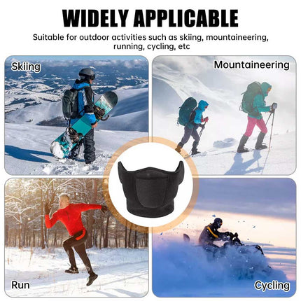 Winter Windproof Half Face Mask Ear Warmer Cold Weather Ski Motorcycle Riding
