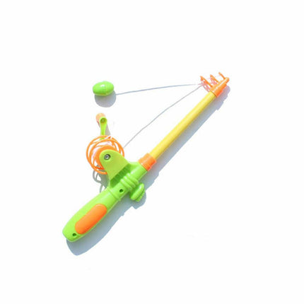 7PCS Rod Fish Set Fishing Toy Kids Bath Time Game Model Magnetic Baby Pole