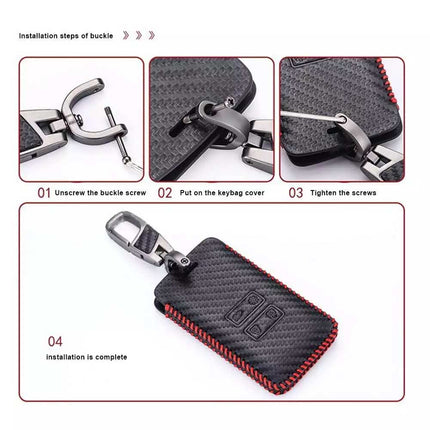 Key Fob Case Cover For DACIA Sandero Stepway Duster Logan RENAULT Koleos New