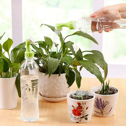 2X Bottle Top Sprinkler DIY Plastic Watering Can Plant Waterers Seedling Irrigation