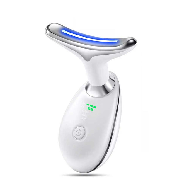 Neck Face Lifting Massager Skin Tighten Device LED and Anti Wrinkle Double Chin