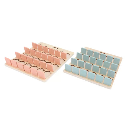 Wooden Guessing Who Board Game Logical Thinking Training Educational Toy