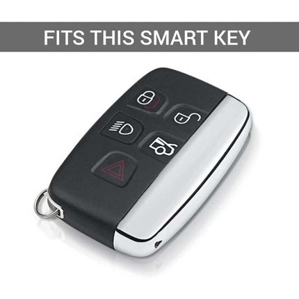 Remote Key Cover Fob Case with Rope Keyring Gift, Compatible with Range Rover Land Rover Sport Evoque Jaguar XF XJ X Series
