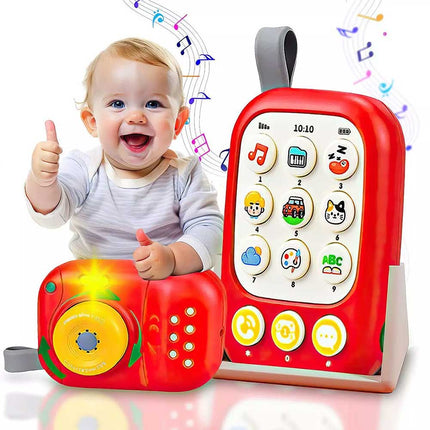 Educational Camera Toy Phone Animal Sounds Music Lights Toddlers Mobile Toy