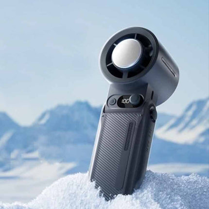 Handheld Turbo Cooling Fan USB Rechargeable 6000mAh Portable Fan Adjustable Airflow