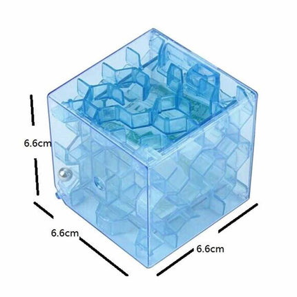 2X 3D Cube Puzzle Money Maze Bank Saving Coin Collection Case Box Fun Brain Game