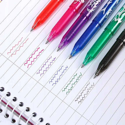 12 Colors 0.7mm Erasable Pen Gel Ink Pens For Drawing Taking Notes Handwriting