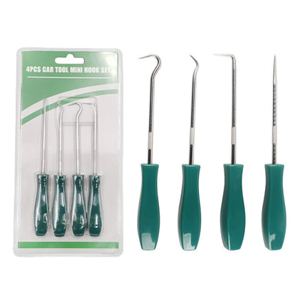 4pc Pick and Hook Tool Kit – Ideal for O-Ring, Seal, and Hose Removal in Garage