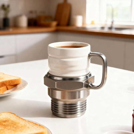 Creative Engine Spark Plug Design Mug – Fun Novelty Coffee Cup