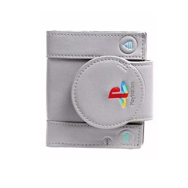 Console Shaped Double Fold Wallet Classic Gaming Style Student Wallet