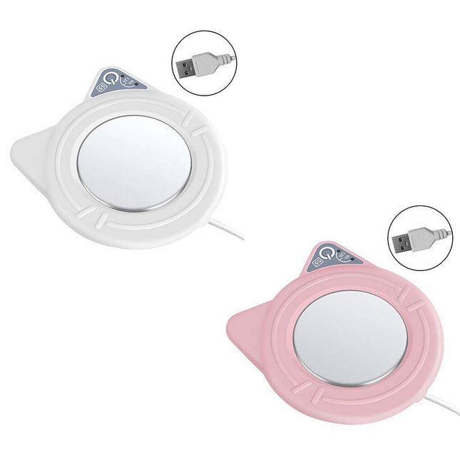 Smart USB Coffee Mug Warmer Tea Milk Cup Heater Pad Heating Plate Home Office