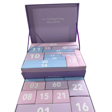 2025 Christmas Countdown Diamond Painting Advent Calendar Kit with 24 Different Designs