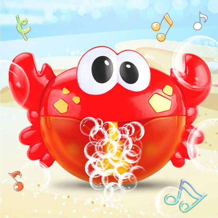 Crab Bubble Machine Musical Shower Fun Baby Toy Bath Bubble Maker