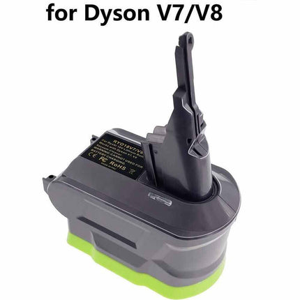 Battery Adapter Converter for Ryobi 18V Battery to Replace for Dyson V6 V7 V8