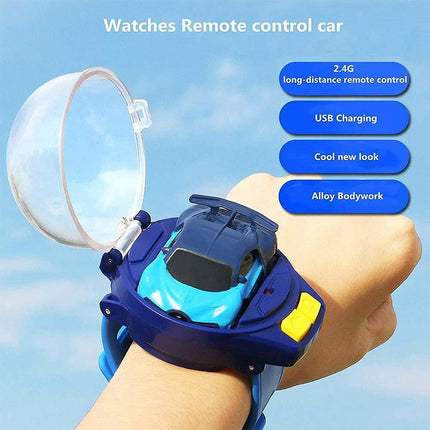 Car Toys Watch RC  Toy RC Mini Remote Control Car Watch Rechargeable Kids Gift