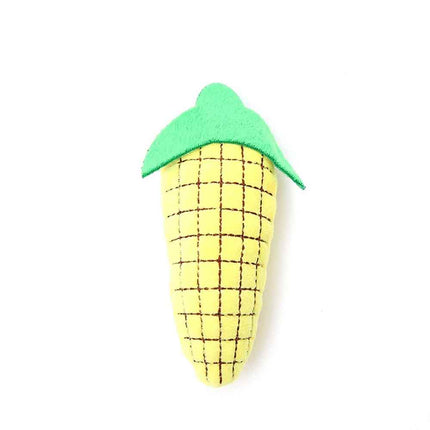 5Pcs Catnip Cat Toys Soft Plush Teeth Grinding Interactive Sound Play Toys