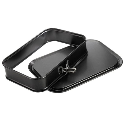 28cm Rectangular Non‑Stick Springform Cake Tin – Baking Tray for Cakes & Desserts