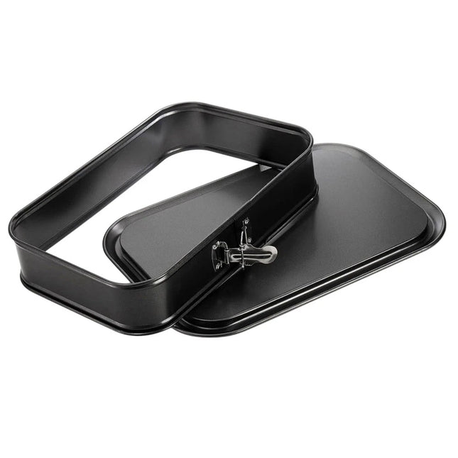 28cm Rectangular Non‑Stick Springform Cake Tin – Baking Tray for Cakes & Desserts