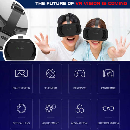Universal 3D VR Headset Glasses for iPhone & Android Phones