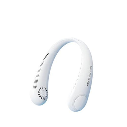 Bladeless Portable USB Neck Fan Cooler Rechargeable Dual Effect Cooling Neckband