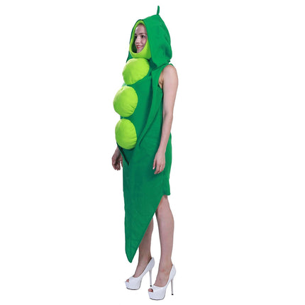 Adult Pea costume Fancy Dress Vegetable Costumes Halloween Cosplay Costume