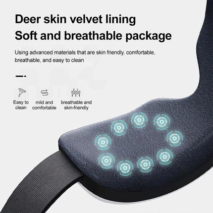 Bluetooth Music Heated Eye Massager & Eye Mask – Effective Relaxation & Eye Strain Relief