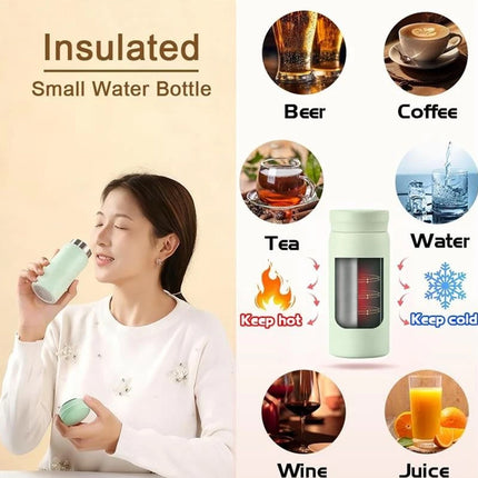 200ml Mini Stainless Steel Vacuum Coffee Thermos Water Bottle