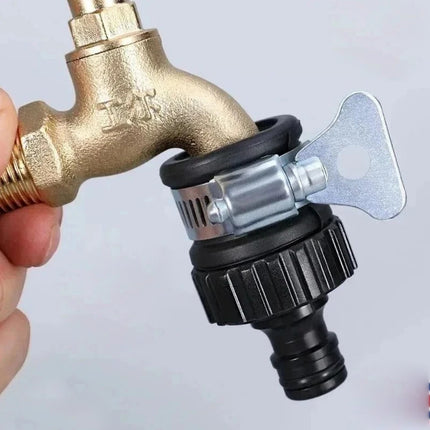 2X Universal Tap Connector | Garden Hose Pipe Mixer | Kitchen Bath Tap Adapter
