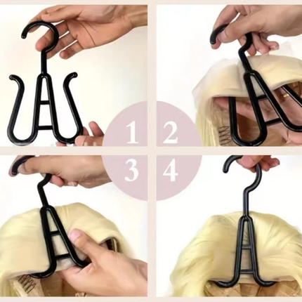 Hair Extension Storage Bag With Hanger Dust Proof Non Woven Wig Bag With Hanger