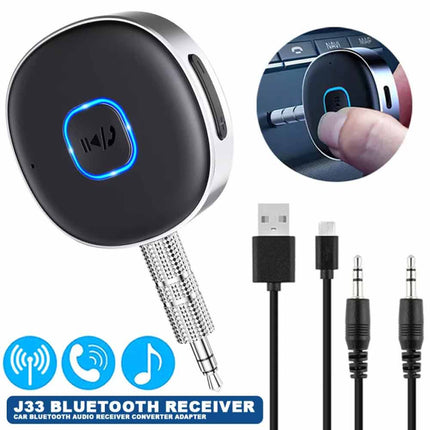 Bluetooth Receiver Call Music Receiver AUX Adapter for Car Headphone iPod