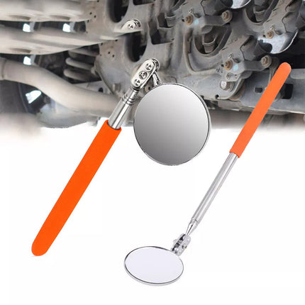 Extending 44CM Inspection 5CM Mirror Telescopic Swivel Car Mechanic Folding Tool 360 DIY