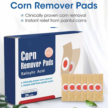 Corn Pads for Toes 24pcs Gentle Callus Removal Toes and Feet Adhesive