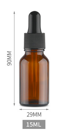 5-100ML Amber Glass Liquid Dropper Reagent Eye Pipette Essential Oils Bottle AU