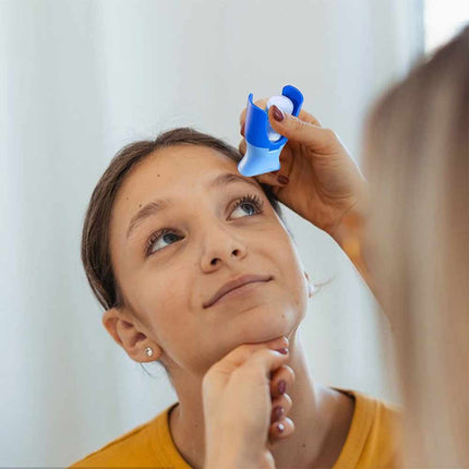 Eyedrop Bottle Dispenser, Portable Eye Drop Applicator, Reusable Eye Aid