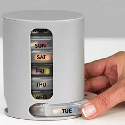 Weekly Daily Pill Box Organiser – 7-Day Medicine Tablet Holder & Dispenser