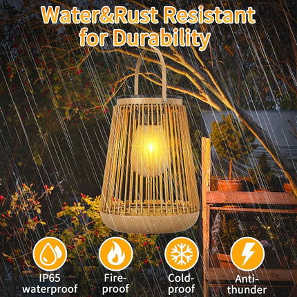 1x Solar Hanging Lantern, Waterproof Outdoor Garden Ornament Gift