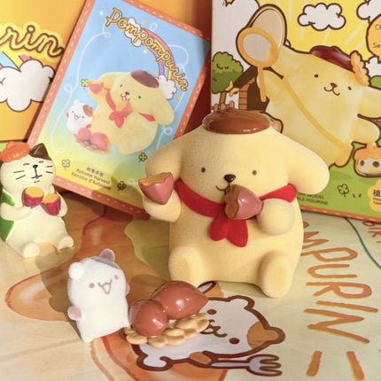1x Sanrio Pompompurin Childhood Four Seasons Blind box,Figure, great gift, rare