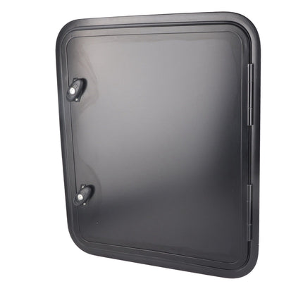 RV Storage Hatch Door UV Resistant with Locker Square Rectangle Rounded Corner