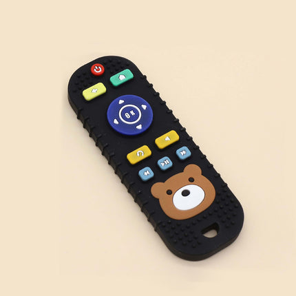Silicone Teething Remote Control Toy Soft Chew Teether Soothing Teething Relief