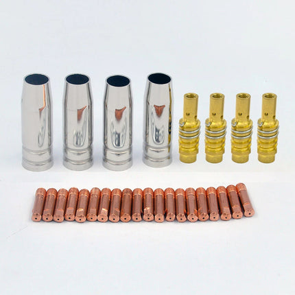 Welding Torch Accessory Kit for MIG Welders – 28-Piece Consumable Set, Compatible with MB15 / AK15