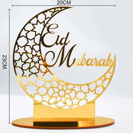 Ramadan Muslim Home Decoration - Islamic EID Mubarak Acrylic Ornament