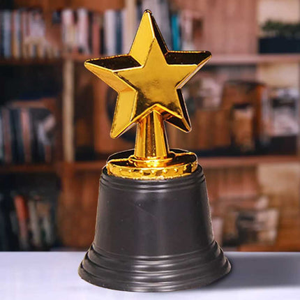 11CM Trophy Award Portable Recognition Award Golden Trophies Prize for Kids Children