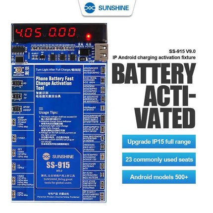 SUNSHINE SS-915 V9.0 IP Android Battery Activation Charging Board for 6G-15ProMa