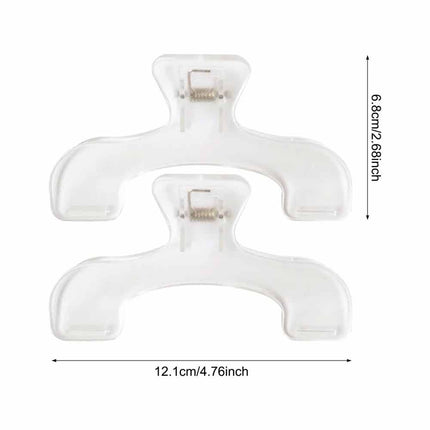 5pcs Book Page Holder Clip Clear Page Holder For Reading Binder Clip Book Opener