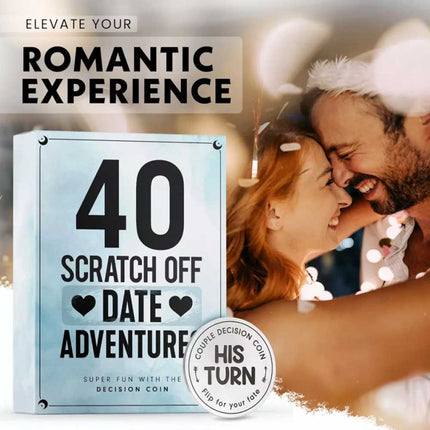 Date Night Adventure Book for Couples - 40 Scratch Off Challenge and Date