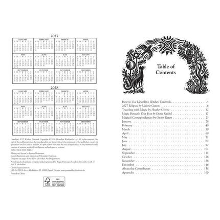 Llewellyn's 2027 Witches' Datebook, Spiral‑Bound Planner, January‑December 2027