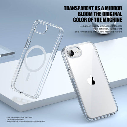For iPhone 16e Case Compatible with Magsafe Cover Clear + TG Screen Protector