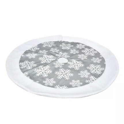 101CM Christmas Tree Skirt Base Faux Fur Xmas Floor Mat Party Ornaments Decor