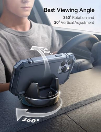 360° Adjustable Dashboard Car Phone Mount for All Smartphones